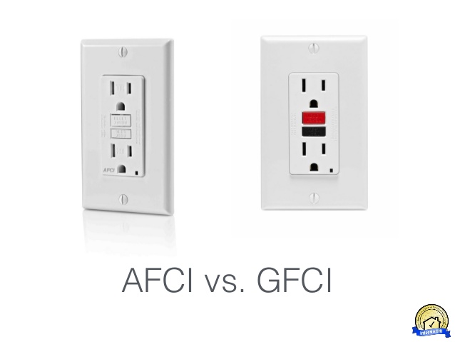 DIFFERENCE BETWEEN AFCI AND GFCI OUTLETS?